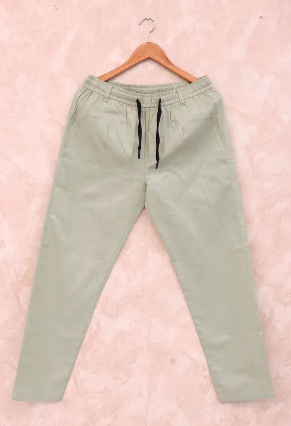 Grey_Linen_Solid_Mid_Rise_Casual_Trouser_For_Men