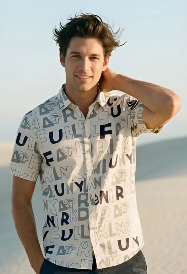 Off_White_Cotton_Printed_Short_Sleeves_Casual_Shirt_For_Men