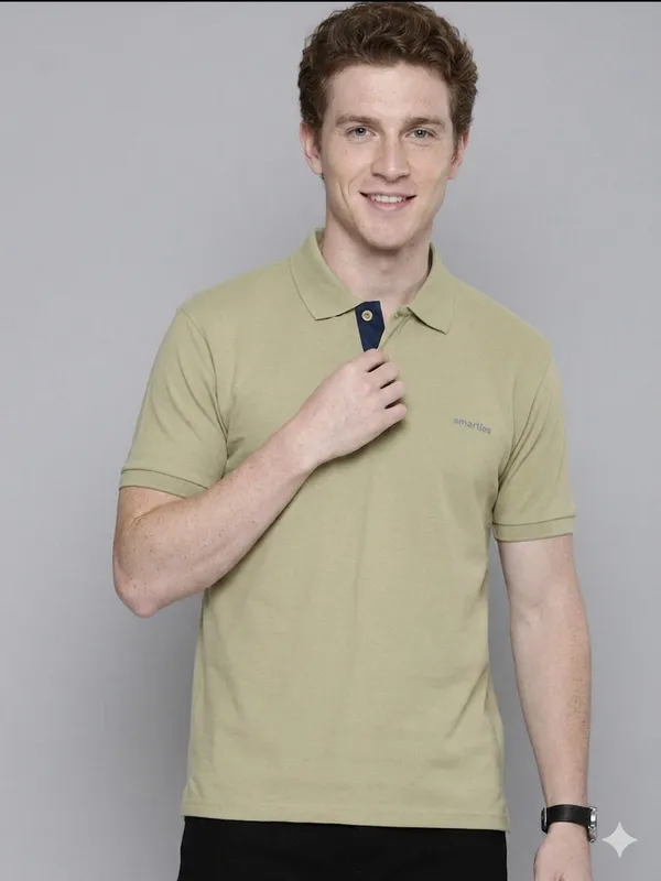 Pista_Poly_Cotton_Solid_Half_Sleeves_Casual_T-Shirt_For_Men