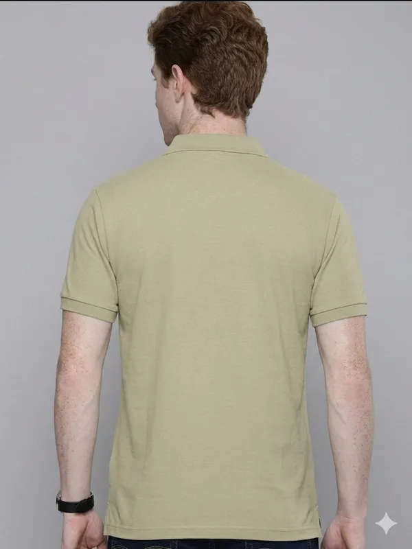 Pista_Poly_Cotton_Solid_Half_Sleeves_Casual_T-Shirt_For_Men