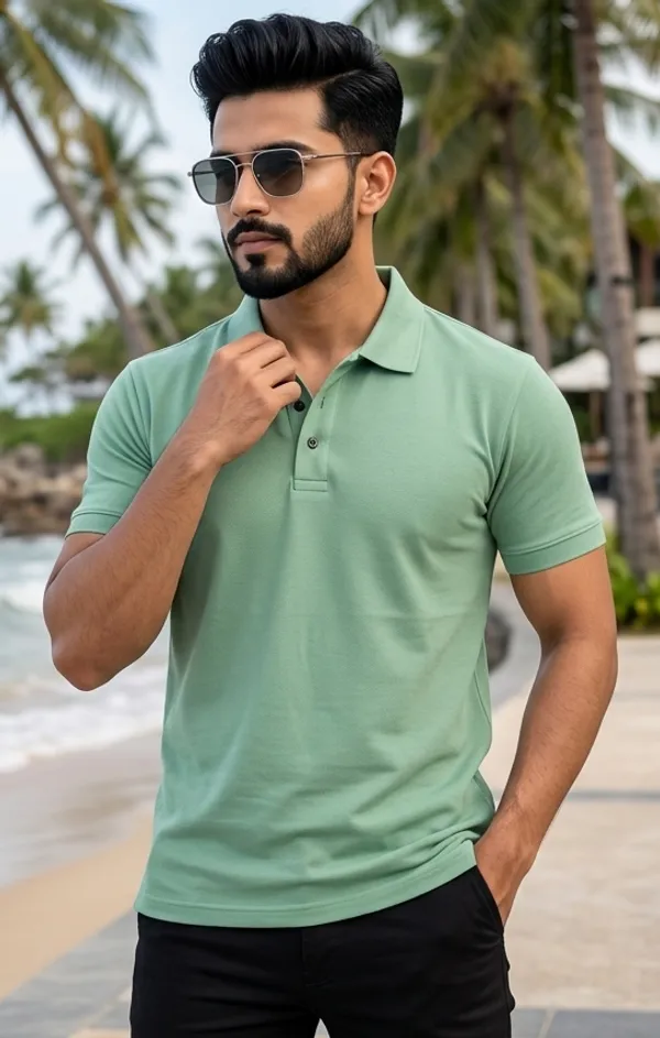 Pista_Pure_Cotton_Solid_Half_Sleeves_Casual_T-Shirt_For_Men