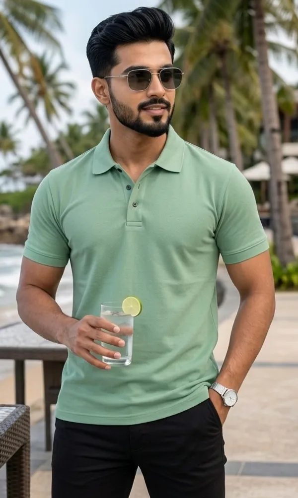 Pista_Pure_Cotton_Solid_Half_Sleeves_Casual_T-Shirt_For_Men