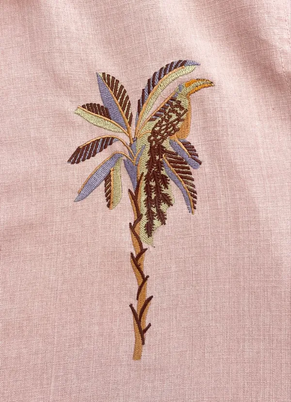 Pink_Linen_Embroidered_Long_Sleeves_Casual_Shirt_For_Men