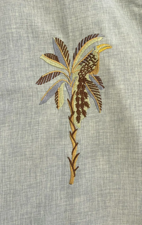 Green_Linen_Embroidered_Long_Sleeves_Casual_Shirt_For_Men