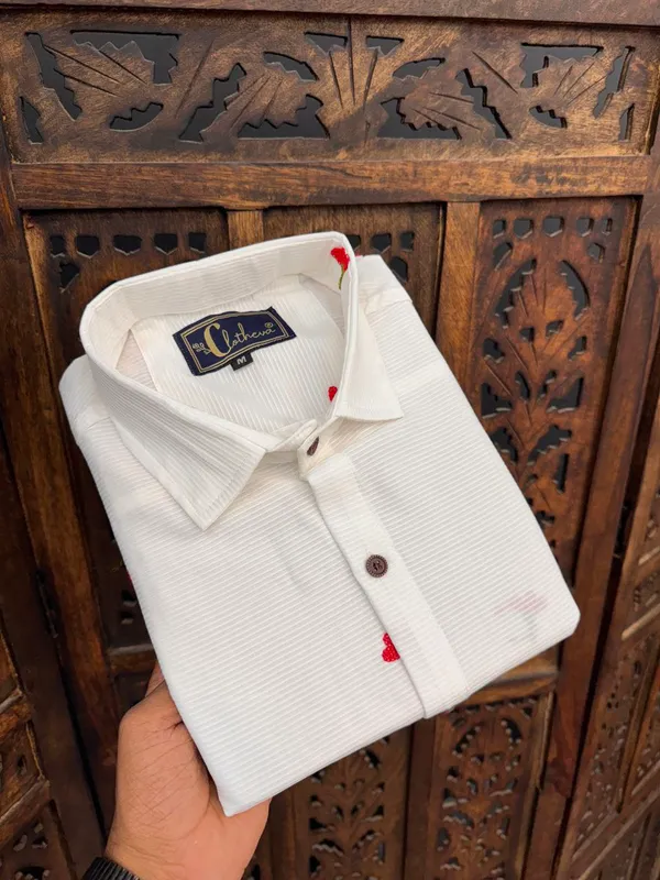 White_Linen_Embroidered_Long_Sleeves_Casual_Shirt_For_Men