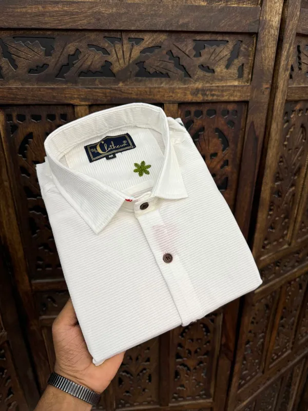 White_Linen_Embroidered_Long_Sleeves_Casual_Shirt_For_Men