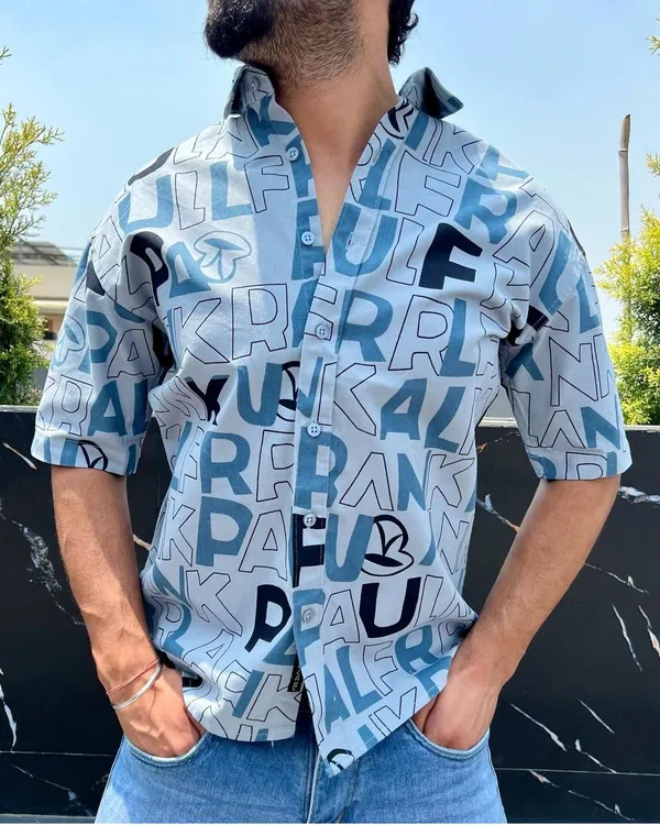 Blue_Cotton_Printed_Short_Sleeves_Casual_Shirt_For_Men