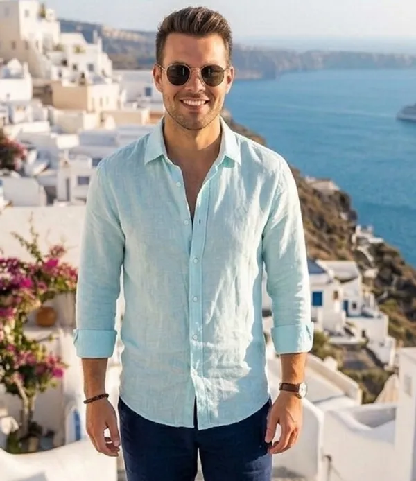 Sky_Cotton_Solid_Full_Sleeves_Casual_Shirt_For_Men