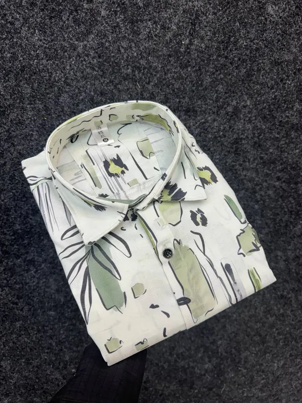 Off_White_Cotton_Printed_Short_Sleeves_Casual_Shirt_For_Men