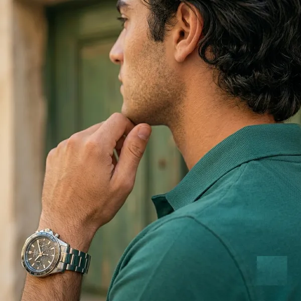 Teal_Pure_Cotton_Solid_Half_Sleeves_Casual_T-Shirt_For_Men