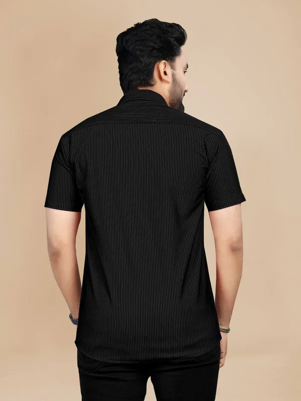 Trendy_Codroy_Black_Half_Sleeves_premium_shirt