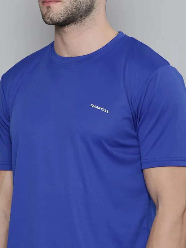 Trendy_round_nect_blue_tees_gym_fit_regular_wear