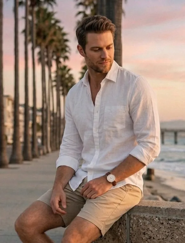 White_Cotton_Solid_Full_Sleeves_Casual_Shirt_For_Men