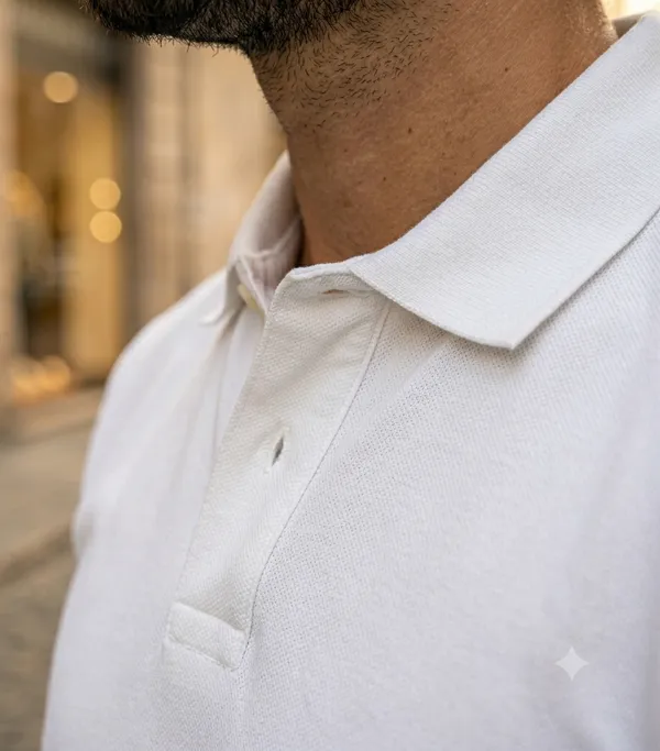 White_Pure_Cotton_Solid_Half_Sleeves_Casual_T-Shirt_For_Men