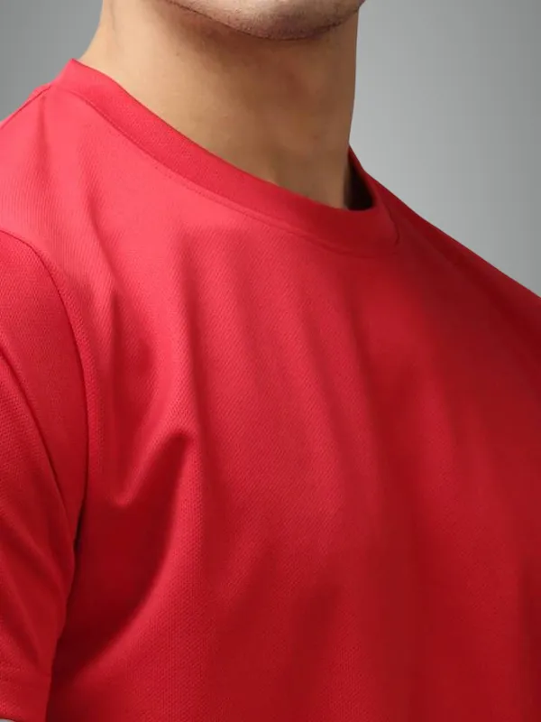 Red-Grey_Solid_Regular_Fit_Half_Sleeve_Round_Neck_Sports_T-Shirt_Dry_Fit_For_Men