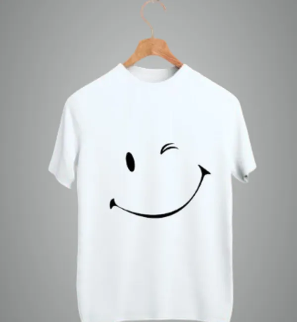 White_Printed_Dry_Fit_T-Shirt_For_Men