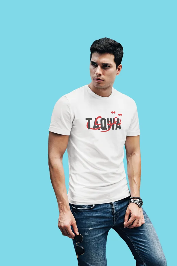 Taqwa_Printed_T-Shirt_|_Casual_Half_Sleeve_Round_Neck_T-Shirt_|_100%_Cotton_|_White