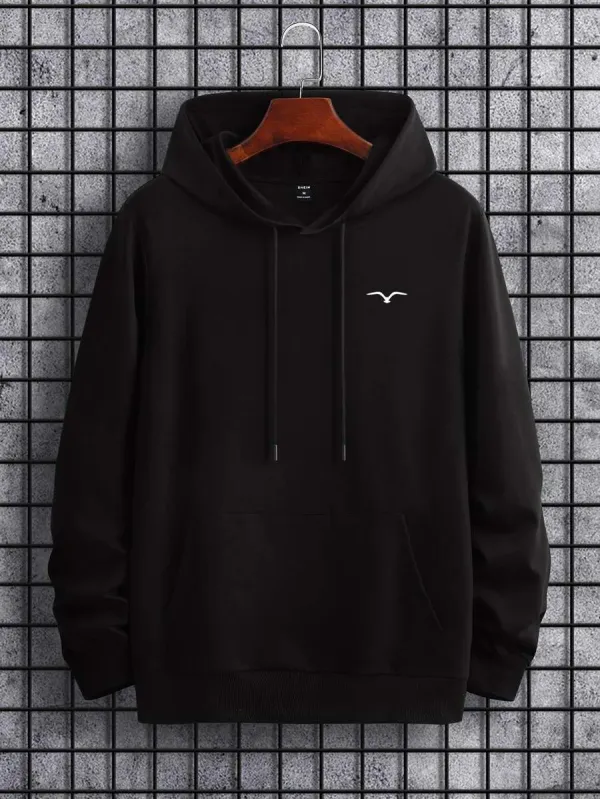 Men's_and_women's_cotton__blend_Kangaroo_pocket_Drawstring_hoodie_with_long_sleeves.