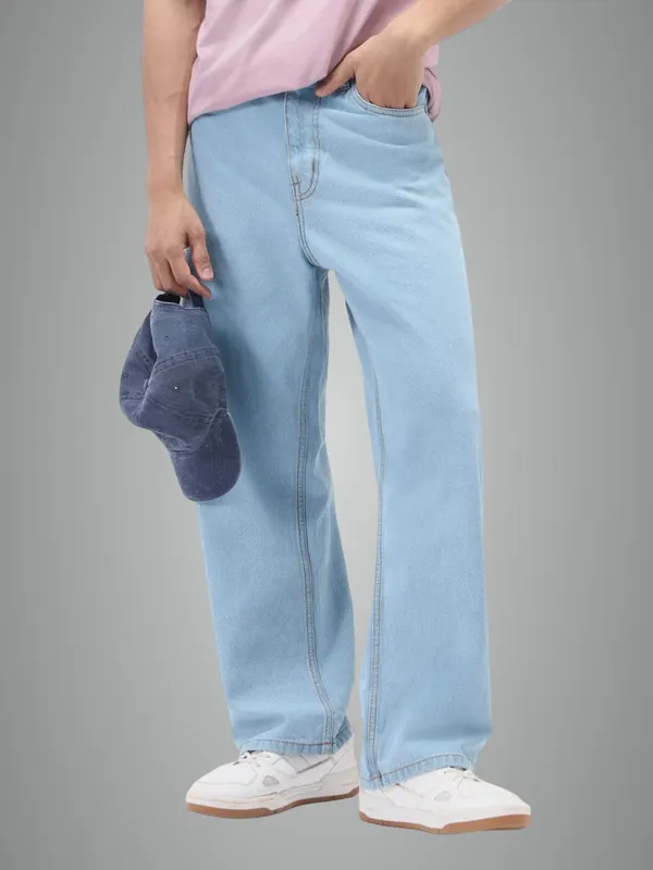 Sky_Blue_Premium_Baggy_Jeans_For_Men