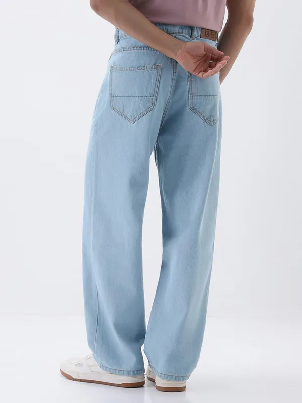 Sky_Blue_Premium_Baggy_Jeans_For_Men