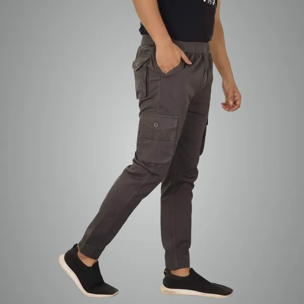 Dark_Grey_Cotton_Cargo_Bottom_Pant_For_Men