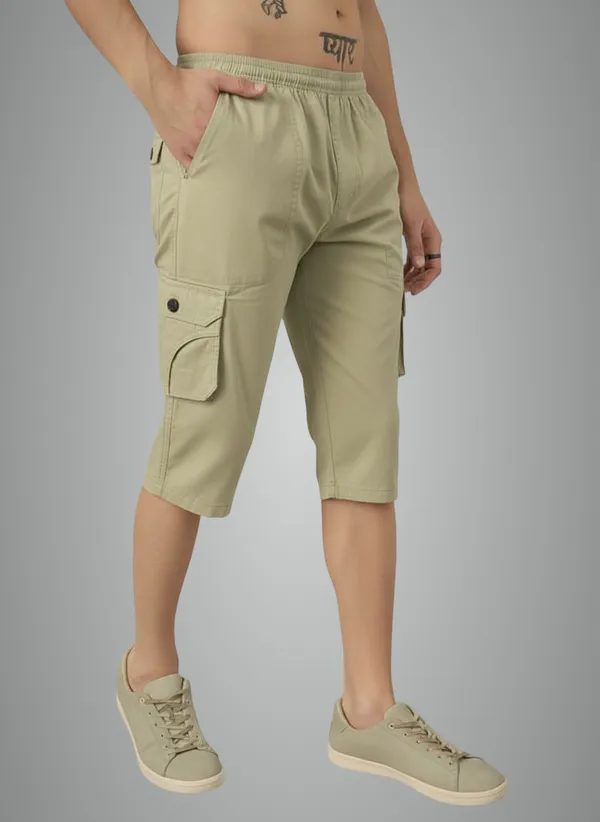 Light_Pista_Cotton_Capri_3/4_For_Men