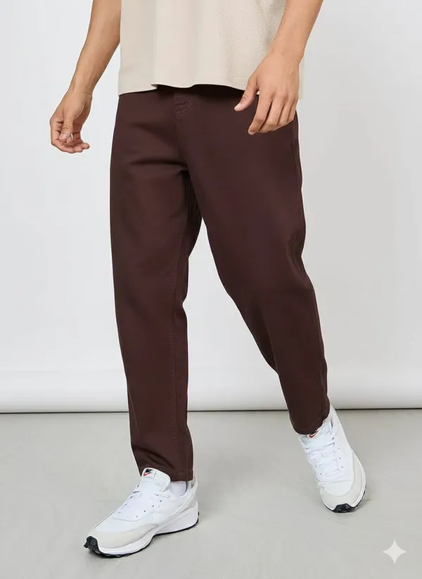 Wine_Brown_Carrot_Fit_Baggy_Jeans_For_Men