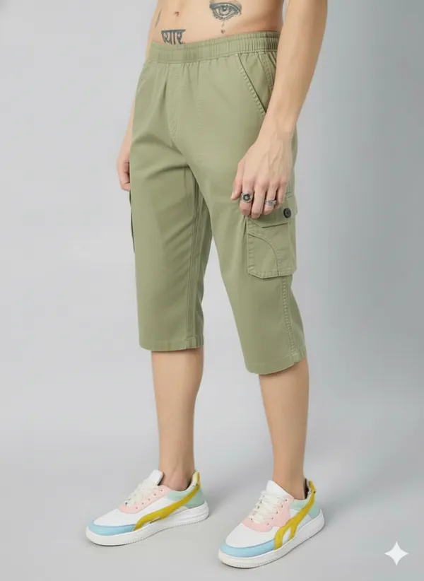 Light_Pista_Cotton_Capri_3/4_For_Men