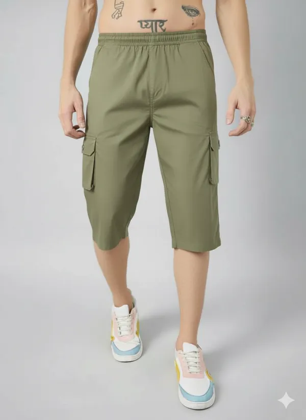 Light_Pista_Cotton_Capri_3/4_For_Men