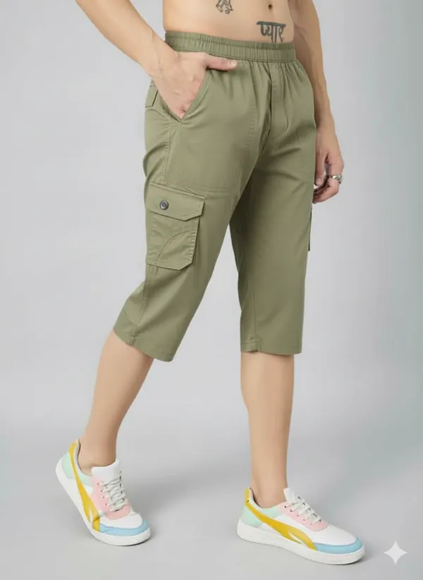 Light_Pista_Cotton_Capri_3/4_For_Men