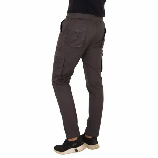 Dark_Grey_Cotton_Cargo_Bottom_Pant_For_Men