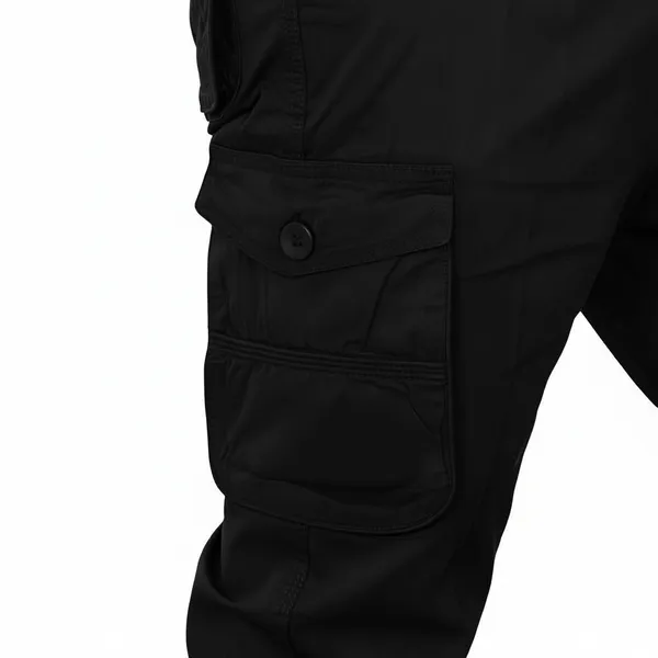 Black_Cotton_Cargo_Bottom_Pant_For_Men