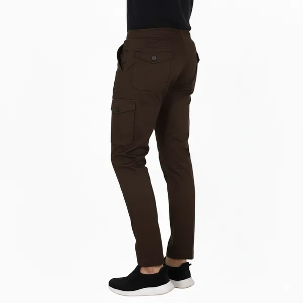 Brown_Cotton_Cargo_Bottom_Pant_For_Men