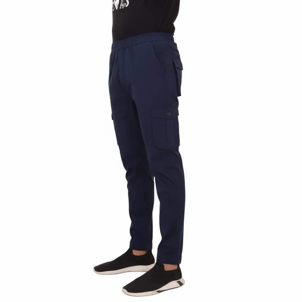 Navy_Blue_Cotton_Cargo_Bottom_Pant_For_Men