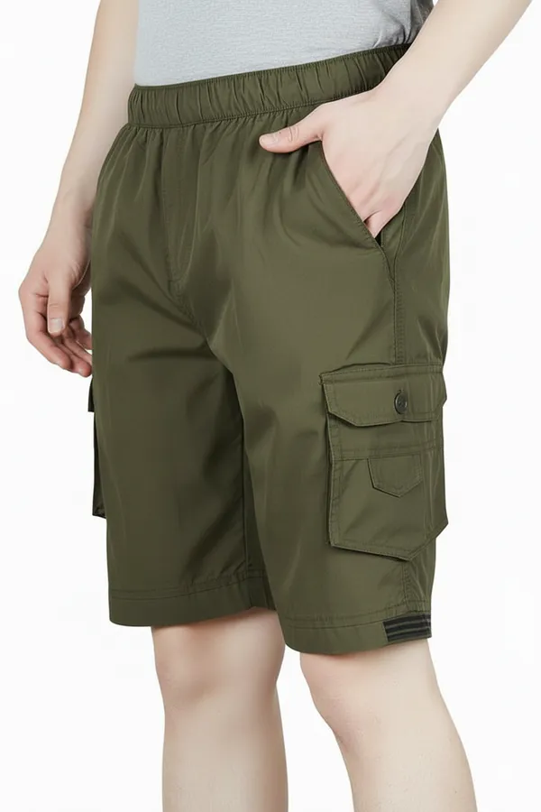 Dark_Khaki_Cotton_Shorts_For_Men