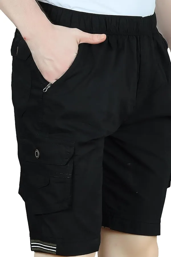 Black_Premium_Cotton_Shorts_For_Men