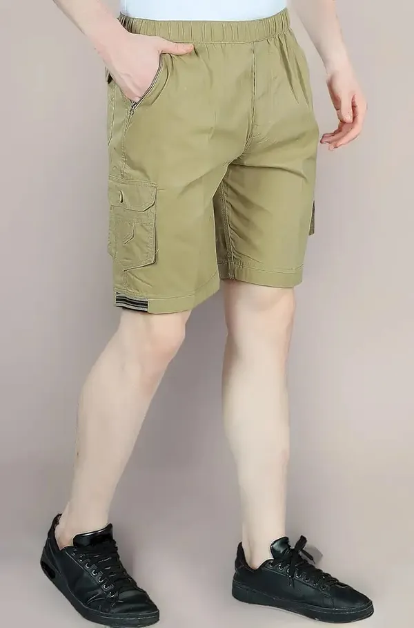 Khaki_Premium_Cotton_Shorts_For_Men
