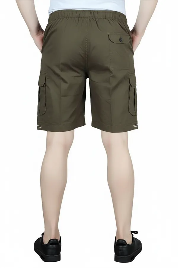 Dark_Khaki_Cotton_Shorts_For_Men