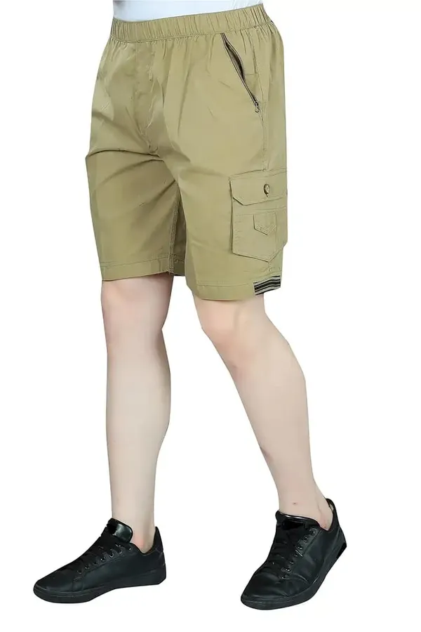 Khaki_Premium_Cotton_Shorts_For_Men