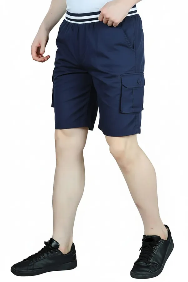 Navy_Blue_Cotton_Shorts_For_Men