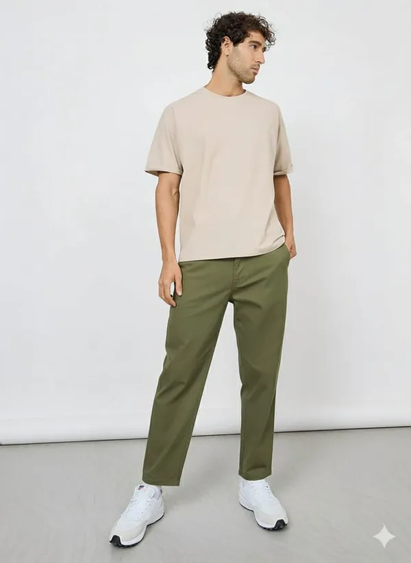 Olive_Green_Carrot_Fit_Baggy_Jeans_For_Men