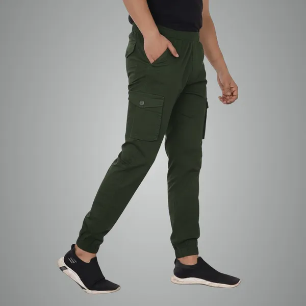 Dark_Green_Cotton_Cargo_Rib_Pant_For_Men