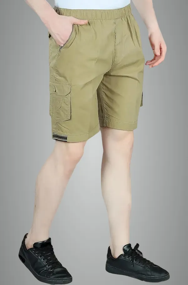 Khaki_Premium_Cotton_Shorts_For_Men