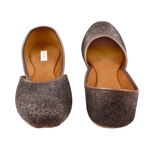 Silver_Sparkling_Glitter_Faux_Leather_Jutti_For_Women_&_Girls