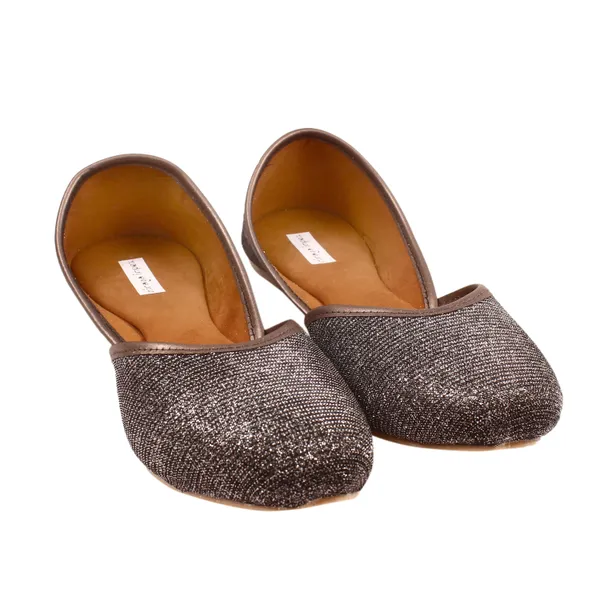 Silver_Sparkling_Glitter_Faux_Leather_Jutti_For_Women_&_Girls