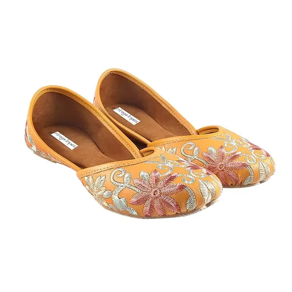Mustard_Yellow_Luxe_Faux_Leather_Jutti_For_Women_&_Girls