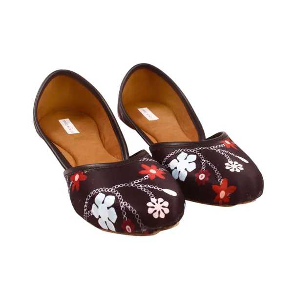 Black_Midnight_Blossom_Faux_Leather_Jutti_For_Women_&_Girls