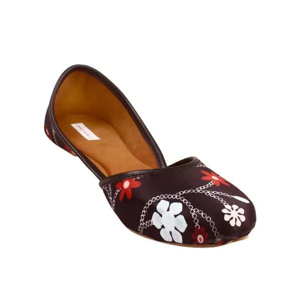 Black_Midnight_Blossom_Faux_Leather_Jutti_For_Women_&_Girls