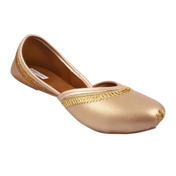 Golden_Dust_Faux_Leather_Jutti_For_Women_&_Girls