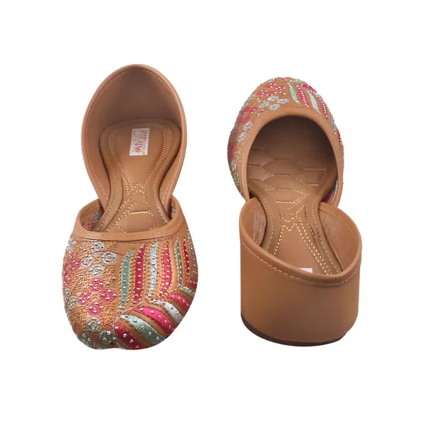 Tan_Brown_Morpankh_Faux_Leather_Jutti_For_Women_&_Girls